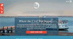 Desktop Screenshot of fortsumtertours.com