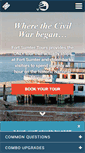 Mobile Screenshot of fortsumtertours.com